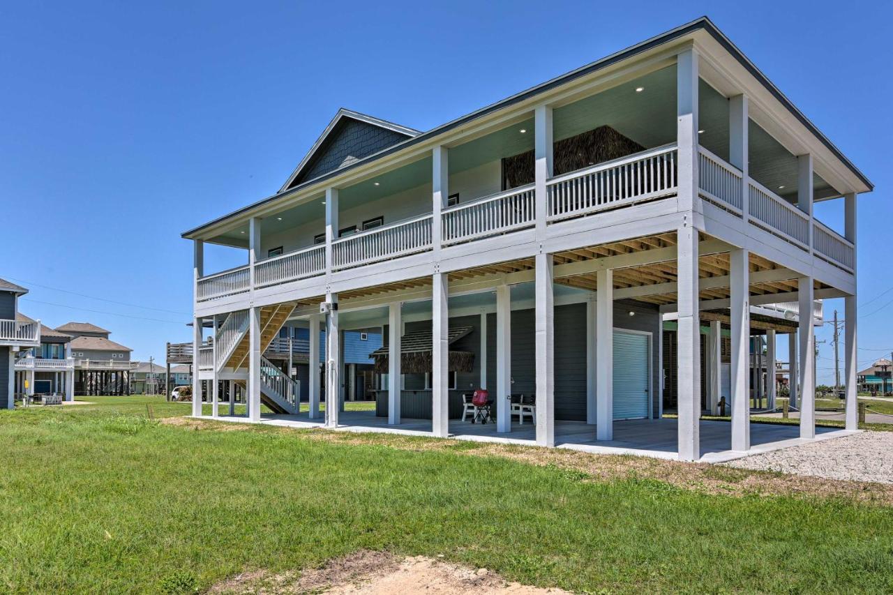 Bolivar Peninsula Beach House, Steps To Coast Exterior photo