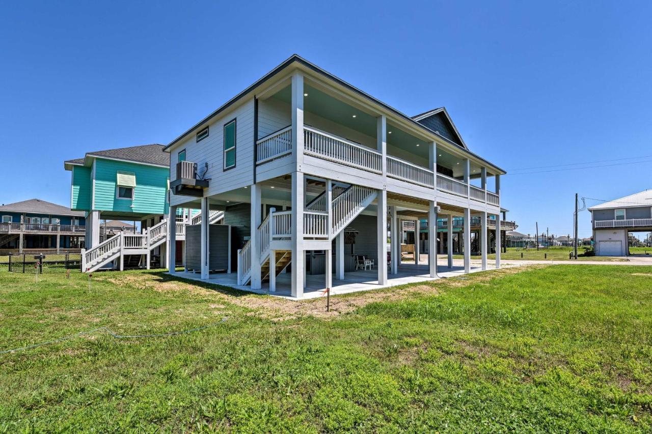 Bolivar Peninsula Beach House, Steps To Coast Exterior photo